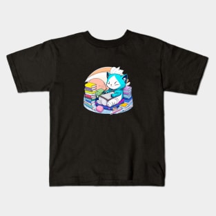 Artist Cat Kids T-Shirt